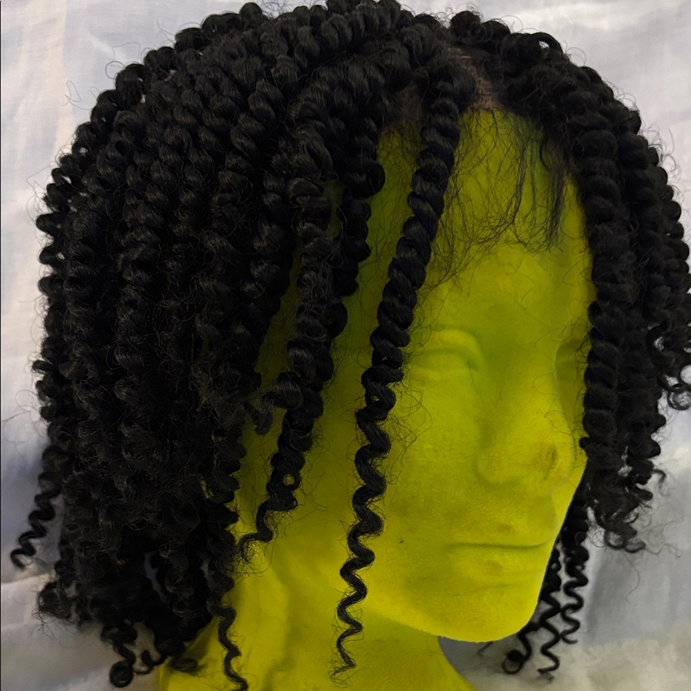 Black Curly Twisted Afro Wig - Women Hair. African American style for all women!
